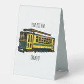 Plaque De Table Illustration du chariot Mata (Recto)