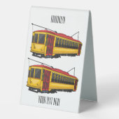 Plaque De Table Illustration du chariot Mata (Verso)