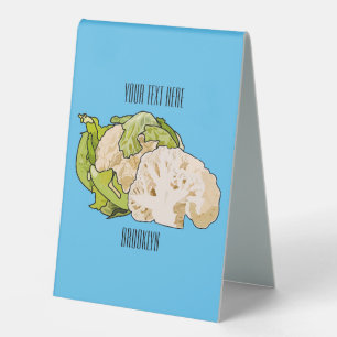 Plaque De Table Illustration du chou-fleur