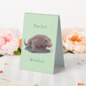 Plaque De Table Illustration du dragon de Komodo (In SItu (Mariage))