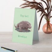 Plaque De Table Illustration du dragon de Komodo (En SItu (Tableau))