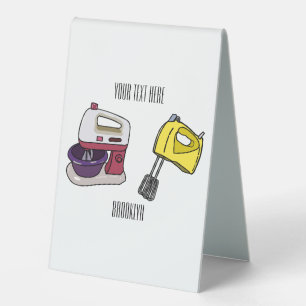 Plaque De Table Illustration du mixer