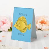Plaque De Table Illustration du poisson-tang jaune (In SItu (Mariage))