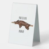 Plaque De Table Illustration du rôti de porc / rôti de porc (Verso)