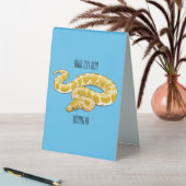 Plaque De Table Illustration du serpent python birman (En SItu (Tableau))