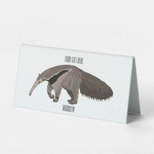 Plaque De Table Illustration d'un dessin animé d'Anteater