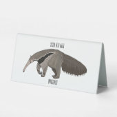 Plaque De Table Illustration d'un dessin animé d'Anteater (Verso)