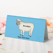 Plaque De Table Illustration d'un mouton joyeux (In SItu (Mariage))