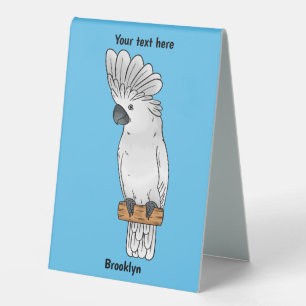 Plaque De Table Illustration d'un oiseau de cobaye-parapluie