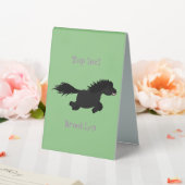 Plaque De Table Illustration d'un poney de Shetland mignon (In SItu (Mariage))