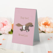 Plaque De Table Illustration d'un poney de Shetland mignon (In SItu (Mariage))