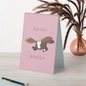 Plaque De Table Illustration d'un poney de Shetland mignon (En SItu (Tableau))