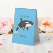 Plaque De Table Illustration d'une baleine tueuse (In SItu (Mariage))