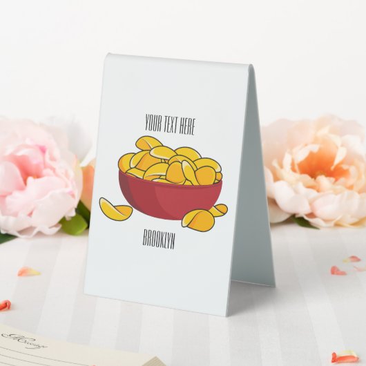 Plaque De Table Illustration d'une puce de pomme de terre (In SItu (Mariage))