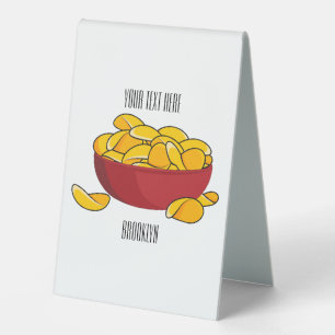 Plaque De Table Illustration d'une puce de pomme de terre