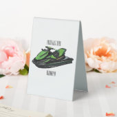 Plaque De Table Illustration Jet ski (In SItu (Mariage))