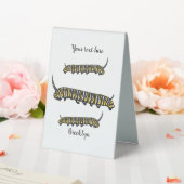 Plaque De Table Illustration Monarch caterpillar (In SItu (Mariage))