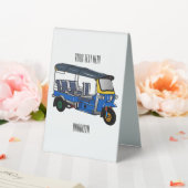 Plaque De Table Illustration Tuk tuk (In SItu (Mariage))