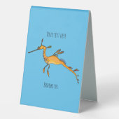 Plaque De Table Illustration Weedy seadragon (Verso)