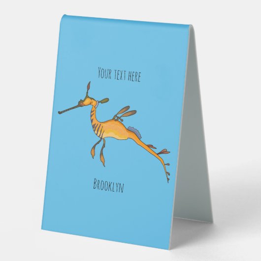 Plaque De Table Illustration Weedy seadragon (Recto)