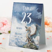 Plaque De Table Imaginaire Celtic Dragon Mariage Numéro de table (In SItu (Mariage))