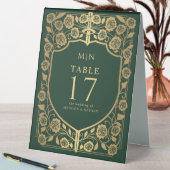 Plaque De Table Imaginaire médiéval du bouclier vert Mariage de mo (En SItu (Tableau))