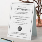 Plaque De Table Immobilier moderne Open House (En SItu (Tableau))