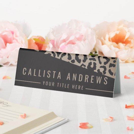 Plaque De Table Impression animale moderne guépard léopard gris no (In SItu (Mariage))