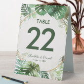 Plaque De Table Impression aquarelle topique | MARIAGE (En SItu (Tableau))