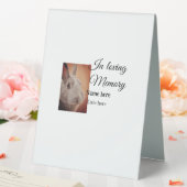 Plaque De Table In loving memory memorial keepsake add pet name (In SItu (Mariage))