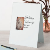Plaque De Table In loving memory memorial keepsake add pet name (En SItu (Tableau))