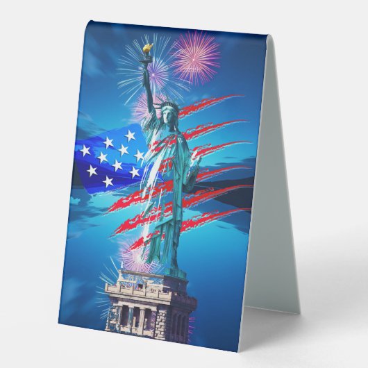 PLAQUE DE TABLE INDEPENDENCE (Recto)