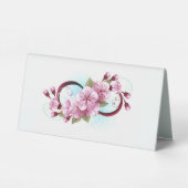 Plaque De Table Infinité avec les fleurs Sakura (Verso)
