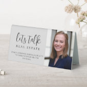 Plaque De Table Informations sur le contact immobilier professionn (En SItu (Tableau))