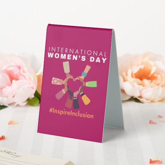 Plaque De Table Inspirer l'inclusion Journée internationale de la  (In SItu (Mariage))