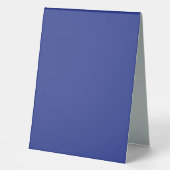 Plaque De Table Invitation de mariage minimal audacieuse en bleu p (Recto)