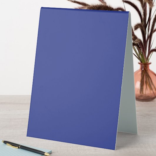 Plaque De Table Invitation de mariage minimal audacieuse en bleu p (En SItu (Tableau))