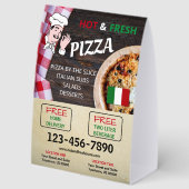 Plaque De Table Italian Pizzeria (Recto)