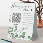 Plaque De Table Ivy Greenery Mariage Venmo Honeymoon Fund (En SItu (Tableau))