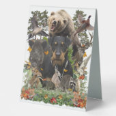 Plaque De Table Jagdterrier, Chasse Allemande Terrier Tapestry Pos (Recto)