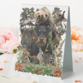 Plaque De Table Jagdterrier, Chasse Allemande Terrier Tapestry Pos (In SItu (Mariage))