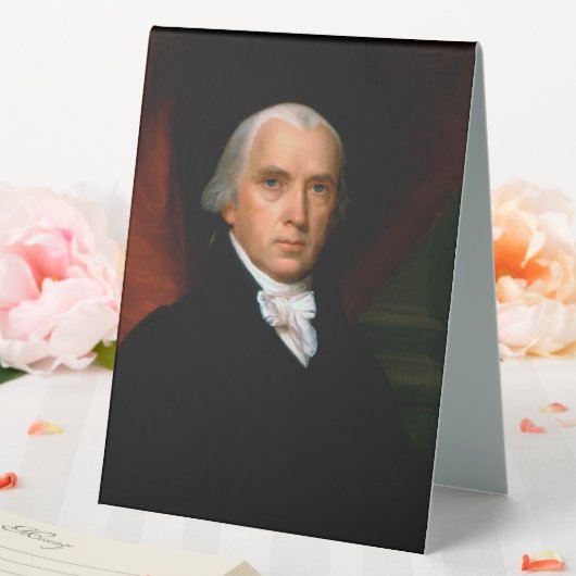 Plaque De Table James Madison 4e président des États-Unis (In SItu (Mariage))