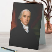 Plaque De Table James Madison 4e président des États-Unis (En SItu (Tableau))