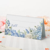 Plaque De Table Jardin anglais Hydrangea Bleu Roses Blanches Table (In SItu (Mariage))