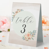 Plaque De Table Jardin d'été aquarelle mariage floral (In SItu (Mariage))