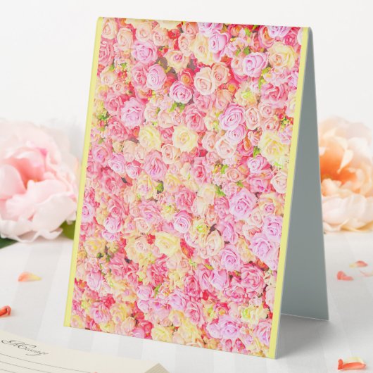 Plaque De Table Jardin rose (In SItu (Mariage))
