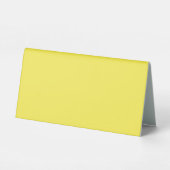 Plaque De Table Jasmin, Marigold Yellow, Primrose, (Verso)