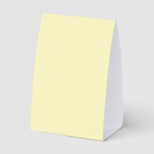 Plaque De Table Jaune Beurre Uni