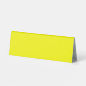 Plaque De Table jaune brillant (Verso)