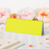 Plaque De Table jaune brillant (In SItu (Mariage))